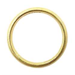 18ct gold wedding band, Sheffield 1995, approx 5.5gm