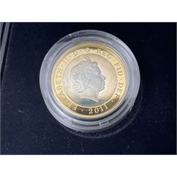 Four The Royal Mint United Kingdom silver proof coins, comprising 2009 'Robert Burns' piedfort two pounds, 2009 'Robert Burns' two pounds, 2010 'Girlguiding UK' piedfort fifty pence and 2011 'Mary Rose' piedfort two pounds, all cased with certificates