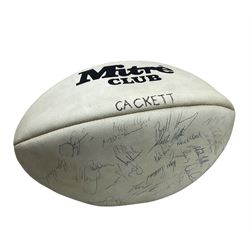 Australian RLFC rugby ball signed by Noel Cleal and others