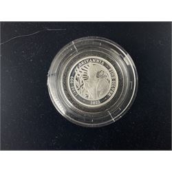 The Royal Mint United Kingdom 2022 'Britannia' silver proof six coin set, cased with certificate