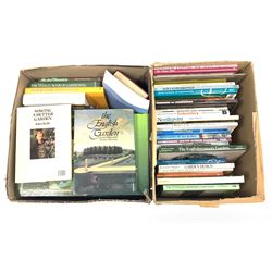 Two boxes of books on gardening and crafts etc