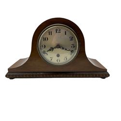 Mahogany cased Westminster chiming clock c1950