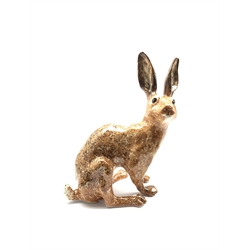 Large Winstanley pottery model of a brown hare size 9 H37cm 