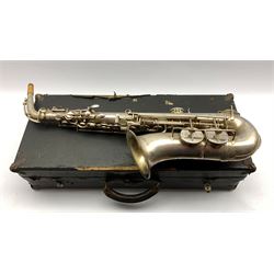 Hawkes & Son Century XX saxophone, serial number 52436 in original fitted case