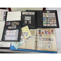 Stamps including Queen Elizabeth pre and post decimal, various first day covers etc, housed in eight albums / folders