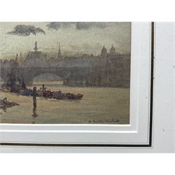Herbert Menzies Marshall (British 1841-1913): 'Near Blackfriars', watercolour signed 13cm x 20cm
Provenance: with Heather Newman Gallery/Newman Fine Art