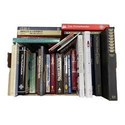 Books relating to Militaria and Coins including The Pockelhaube, Coin Yearbook 2012, Gunsmithing, Head Dress of the British Heavy Cavalry and others in one box