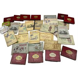 Cigarette card albums including  Railway Engines, Radio Celebrities, International Air Liners etc and a number of loose cards