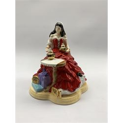Royal Worcester limited edition figure 'Gypsy Bride at Appleby Fair' No. 136/600 H22cm