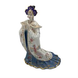 Coalport figure Princess Turandot, from the Opera Heroines collection, no.668, H23cm