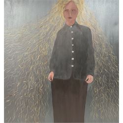 Barbara Brugola (British 1965-): 'Witch', oil on canvas signed and titled verso 150cm x 140cm
Provenance: purchased from Sotherby's 2001