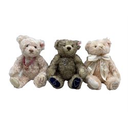Three Steiff bears 'William and Catherine The Royal Wedding Teddy Bear', 'Diana - 