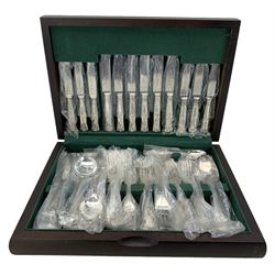 Canteen of  Kings pattern plated cutlery for six covers, 60 pieces, boxed 