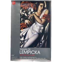 Collection Six Gallery Posters for the Tate, Royal Academy of Arts and others highlighting Augustus John, Tamara Lempicka, Dan Flavin etc. dated 2004-2012 max 80cm x 50cm (6) (unframed)