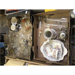 Two Boxes of Glassware,China,Ceramics,Etc