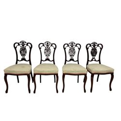 Set of four reproduction chairs 