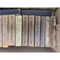 Quantity of Racing Chronicle run from 1917 - 1935 also including 1947,1948, 1951-54 together with other books