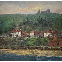 Northern British School (20th century): Whitby, oil on board unsigned 22cm x 22cm