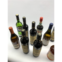 Glenfarclas 10 Years Old Highland Single Malt Scotch Whisky 700ml,  40% Vol, five bottles Anciano  Gran Reserva Tempranillo 2010,  bottle of Woods 100 Old Navy Rum, bottle of Jack Daniels Tennessee Honey liqueur and five other bottles of wine 