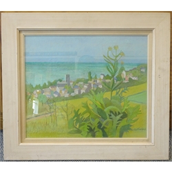 Joan Townshend (British 1920-2000): 'Charmouth, Dorset', pastel signed, titled on label verso 43 x 52cms