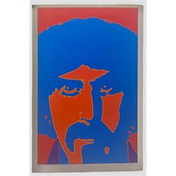 After Pete (Peter) Marsh (British 1945-): 'Frank Zappa', limited edition colour poster signed and numbered 532/2000 in pencil pub. Reliance Art 1990, 76cm x 51cm