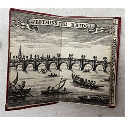 London Almanack for the Year of Christ 1769: Company of Stationers, miniature book engraved with a view of Westminster Bridge, in gilt tool morocco slip case H6cm
