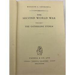 Sir Winston S Churchill - The Second World War, six volumes published by Cassell, first editions 1948-1954 with dust wrappers (6)
