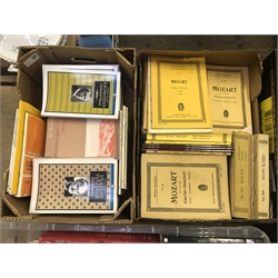 Two Boxes of Music Scores