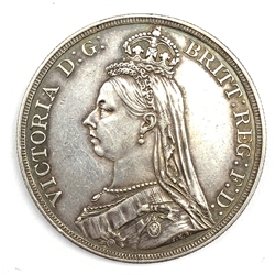Queen Victoria 1887 crown coin