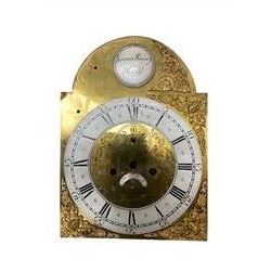 18th century brass dial Kelsey of Hull 12 x 12 x 16