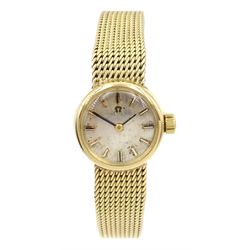 Omega ladies 9ct gold 24 jewels automatic wristwatch, Cal. 661, back case No. 7515813, hallmarked, boxed