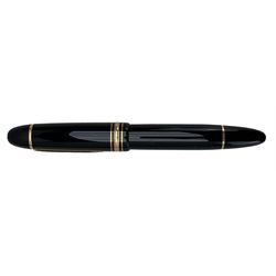 Montblanc Meisterstuck No.149 fountain pen with 14ct gold nib (cased) with  Montblanc ink bottle, boxed and unused