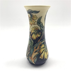  Moorcroft Comfrey pattern vase of waited form designed Phillip Gibson for the Herb Collection, H21cm   