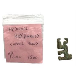 Medieval to Post Medieval - large collection of spindle whorls together with other detectorist findings such as strap ends, tokens, clasps, cloth seal, harness mounts and buttons, most with York museum correspondence numbers