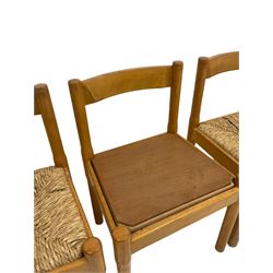 Vico Magistretti for Habitat - set six 'carimate' dining chairs