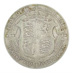 King Edward VII 1905 halfcrown coin