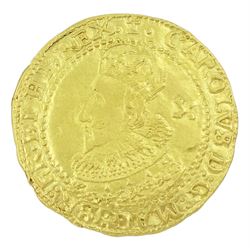 Charles I (1625-1649) gold double crown coin, approximately 4.53 grams