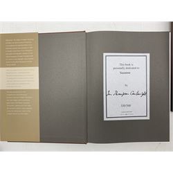 Patricia Lennon & David Joy - Mouseman, The Legacy of Robert Thompson of Kilburn, signed by Ian Thompson Cartwright, limited edition 330/500 in slip case and other Mouseman books, newsletters, price lists etc
