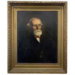 K Streatfield (British 19th/20th century): Half Length Portrait of a Distinguished Victorian Gentleman, oil on canvas signed and dated June 1903, 65cm x 50cm