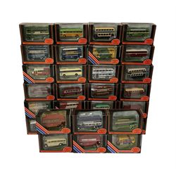 Thirty Exclusive First Editions 1:76 scale diecast buses and coaches, boxed (30)