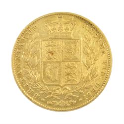 Queen Victoria 1847 gold full sovereign coin