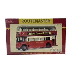 Sun Star Routemaster limited edition 1:24 scale bus 2909: RM 1933 - ALD 933B: 50th Anniversary of London Transport - The Lock Tavern, boxed
