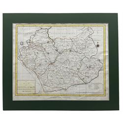 John Haywood (British fl.1781-1792) and Edward Sudlow (British fl.1784-1793): 'Map of Worcestershire' 'Herefordshire' and 'Leicester & Rutland', three 18th century engraved maps two with hand-colouring pub. John Harrison 'Maps Of The English Counties' 1788-1789, 35cm x 44cm; Henry Beighton (British 1687-1743): 'Map of Kineton-Hundred', 18th century engraved map with hand-colouring pub. 'The antiquities of Warwickshire illustrated' c1730, 36cm x 34cm (4)