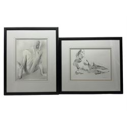 Edward (Ed) Povey (British 1951-): 'Youth' and 'Jade in Thought', near pair nude studies graphite on paper signed and dated 1993 and 91, respectively 35cm x 26cm (2)
Provenance: Artist's gallery label verso with catalogue number