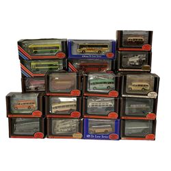 Twenty-six Exclusive First Editions 1:76 scale diecast buses and coaches, boxed (26)
