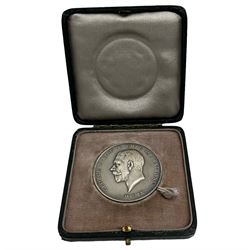 George V Royal Society of Arts Manufactures and Commerce 1930-1931 silver medal awarded to The Earl of Crawford and Balcarres, K.T. P.C. F.R.S., For His Paper on 
