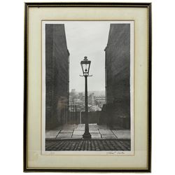 Stuart Walton (Northern British 1933-): Tetley Street, The Lamp Post and Cobbled Hill, three signed prints, two numbered 11/250 and 12/140 in pencil max 45cm x 30cm (3)