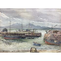 Hilda Mary Sides (British 1871-): 'Cromarty', watercolour signed and dated 1920, 31cm x 42cm