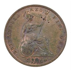 Queen Victoria 1854 half penny coin