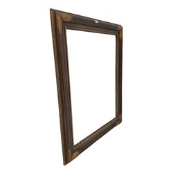 Large painted wooden frame mirror 100cm x 125cm 